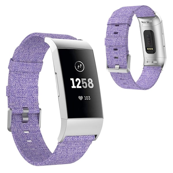 Fitbit Charge 4 / 3 holdbar urrem - Lilla Purple