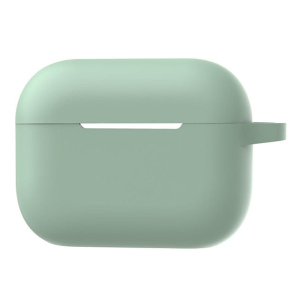 AirPods Pro 2 silicone case with ring buckle - Light Green Grön
