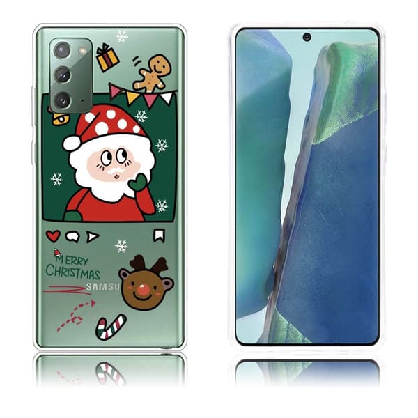 Christmas Samsung Galaxy Note 20 fodral - Hand Painted Santa multifärg