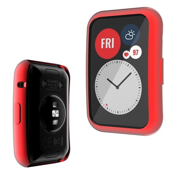 Huawei Watch Fit enkelt skydd - Röd Röd