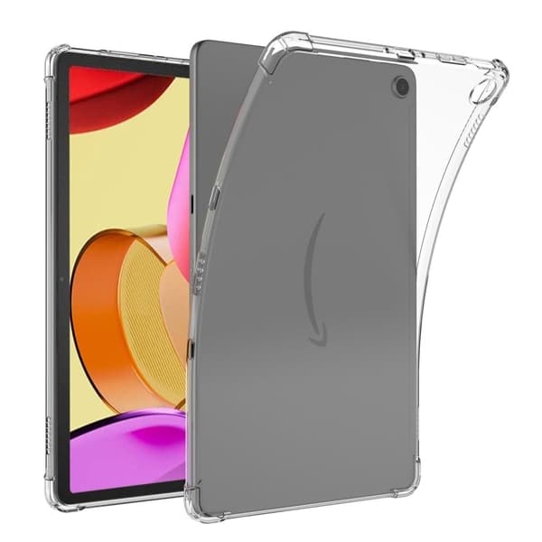 Amazon Fire Max 11:n himmeä puoliksi läpinäkyvä suojus - Läpinäkyvä Transparent