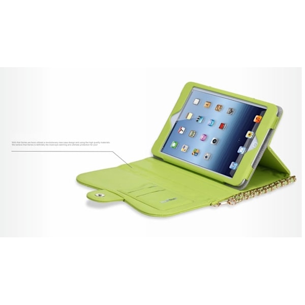 Takefans Rhombus (Grønn) iPad Mini Flipp Deksel Green