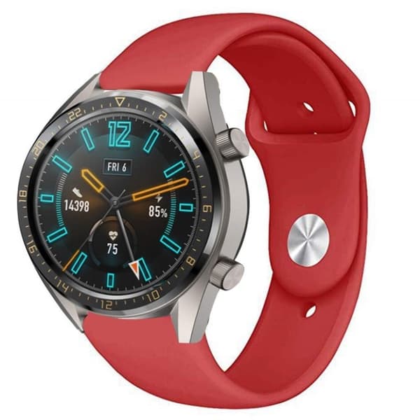Huawei Watch GT / Watch Magic silikoneurrem - rød Red