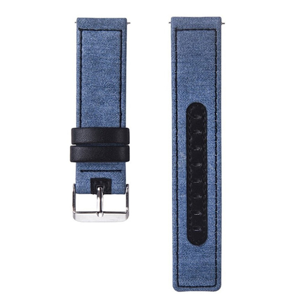 Amazfit Bip lehmännahka  kellon ranneke   - Style R Blue