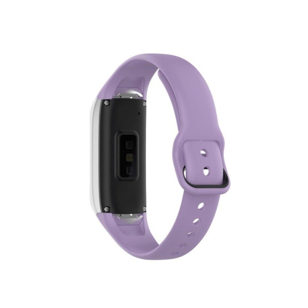 Samsung Galaxy Fit simple silicone watch band - Light Purple Purple