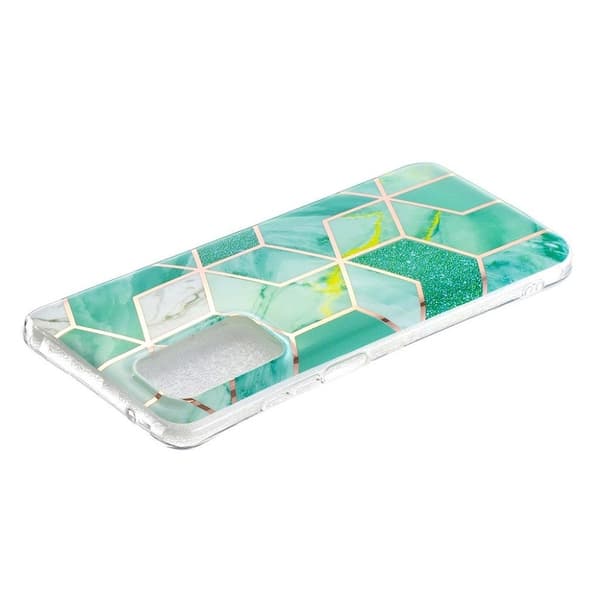Marble Samsung Galaxy A32 Etui - Grøn glitter pailletter Green