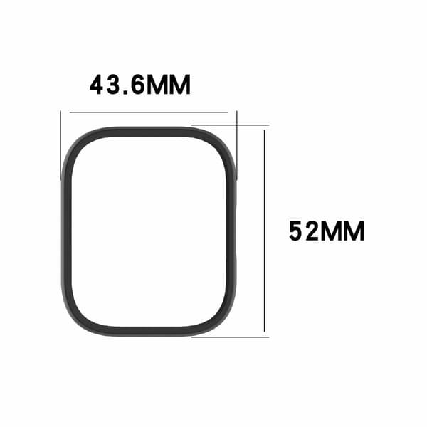 Xiaomi Redmi Watch 5 Active Suojakansi ontto PC-kellon kehys Asia - Hopea Silver grey