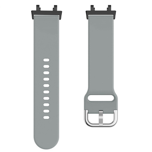Amazfit T-Rex 2 fleksibel klokkerem i silikon - Grå Silver grey