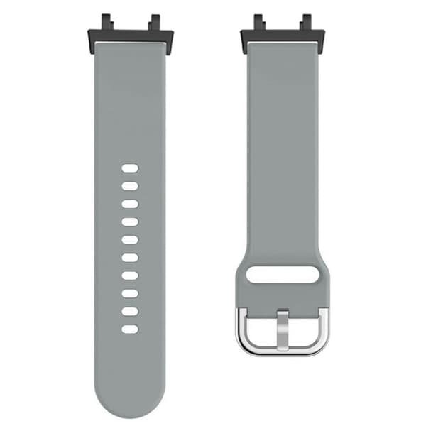 Amazfit T-Rex 2 fleksibel silikone urrem - Grå Silver grey