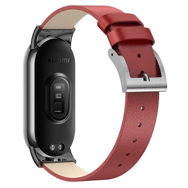 Xiaomi Smart Band 8 Aito nahkahihna - Punainen Red