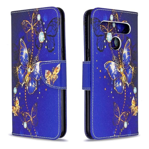Wonderland LG K61 Etui - Smuk sommerfugl Multicolor