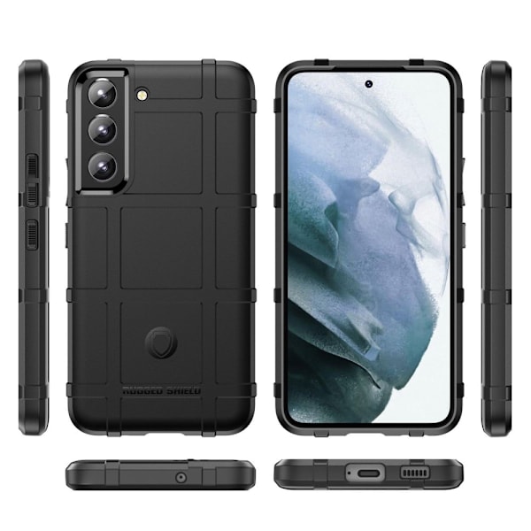 Rugged Shield Etui Samsung Galaxy S23 - Svart Black