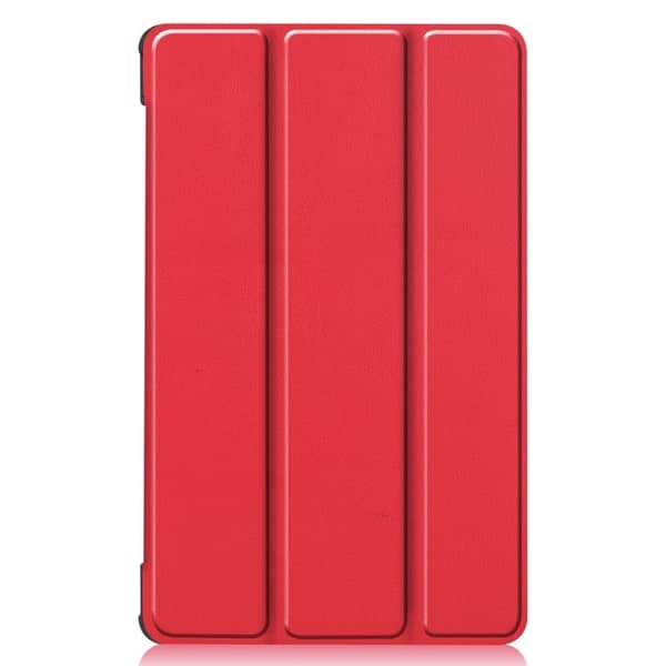 Tri-fold skinnstativveske for Lenovo Tab M8 (3. generasjon) - Rød Red