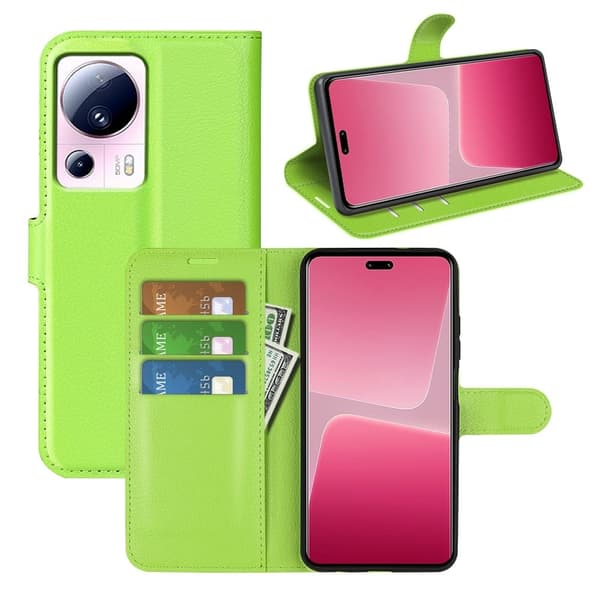 Classic Xiaomi Civi 2 / 13 Lite Läppäkotelo - Vihreä Green