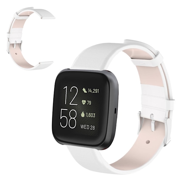 Fitbit Versa / Versa 2 / Versa Lite holdbart urrem - Hvid White
