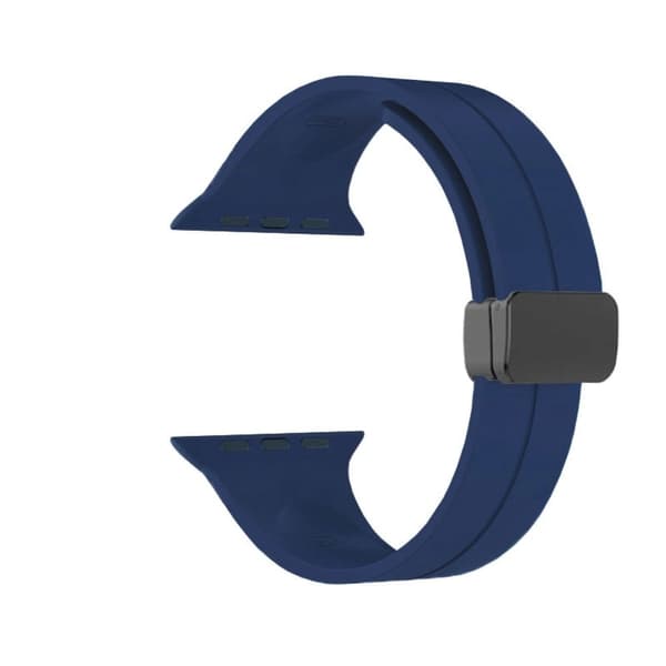 Apple Watch Series 8 (45 mm) / Watch Ultra silikonrem - Midnattsblå Blue