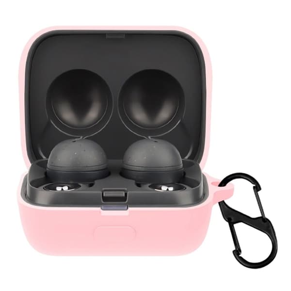 Sony LinkBuds silikoneetui med spænde - Lyserød Pink