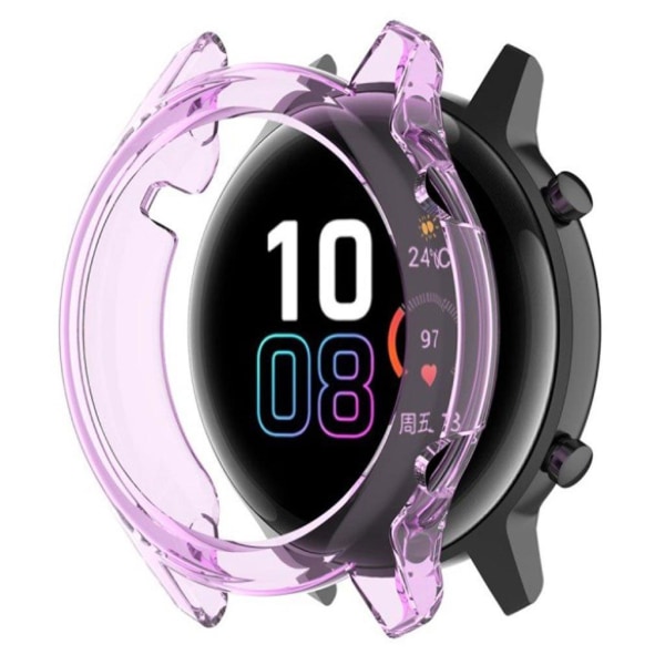 Honor MagicWatch 2 42mm enkelt fodral - Transparent Lila Lila