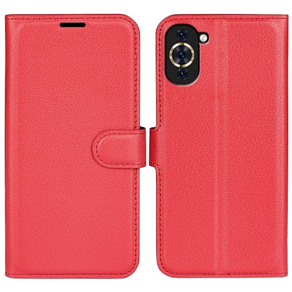 Classic Huawei Nova 10 Pro Flippetui - Rød Red
