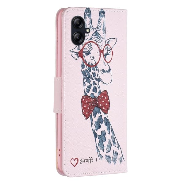 Wonderland Samsung Galaxy A04e Flippetui - Sjiraff Pink