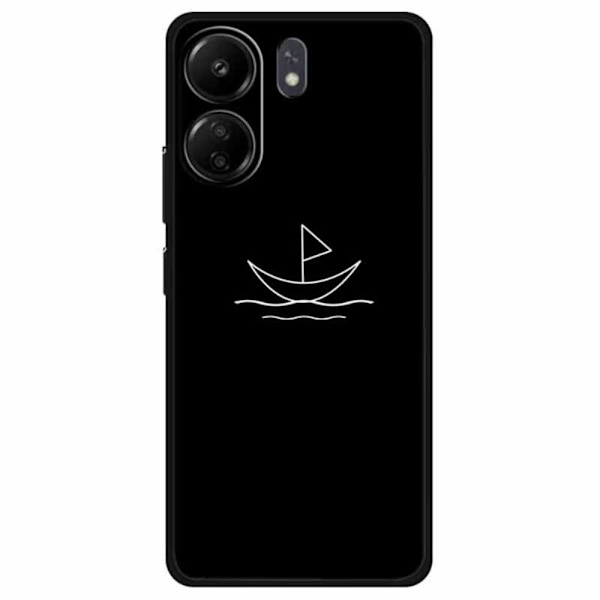 Imagine Xiaomi Redmi 13C / Xiaomi Poco C65 deksel - Seilbåt Black