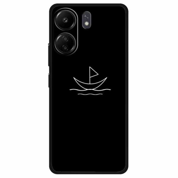 Imagine Xiaomi Redmi 13C / Xiaomi Poco C65 skal - Segelbåt Svart
