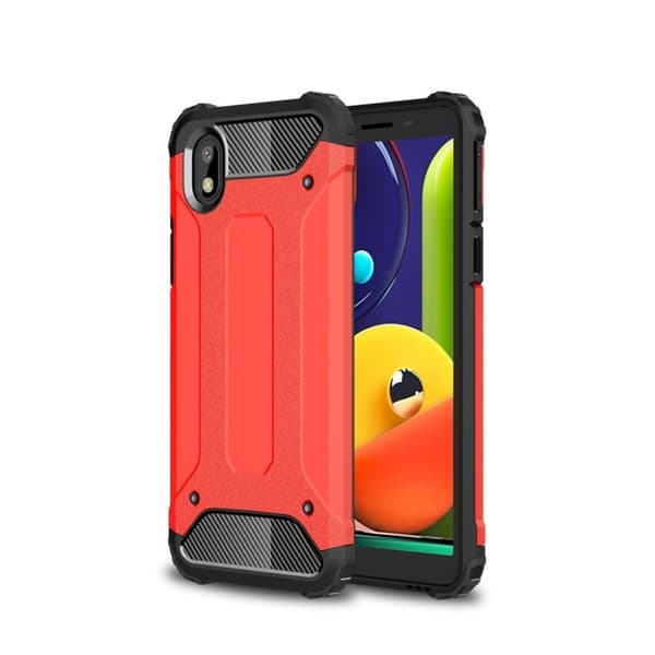 Armour Guard Samsung Galaxy A01 Core skal - Röd Röd