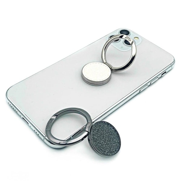 Universal sømlinje tekstur telefonringestativ - Sølv Silver grey
