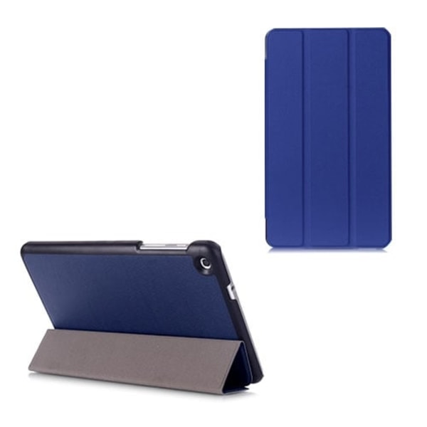 Gaarder Lines Huawei Mediapad M1 8.0 Nahkakotelo Läpällä - Tummansininen Blue