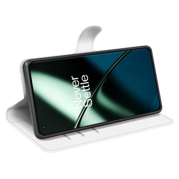 Classic OnePlus 11 Flip Fodral - Vit Vit