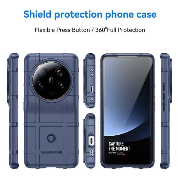 Rugged Shield Suojakotelo Xiaomi 13 Ultra - Sininen Blue