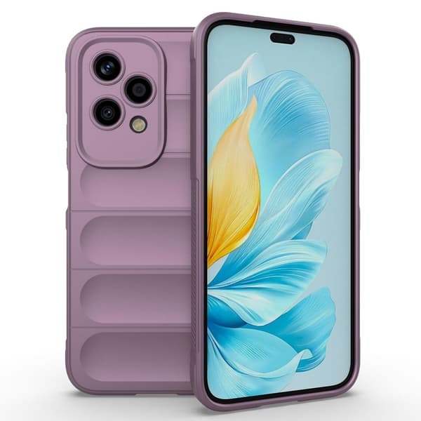 Deksel med mykt grep for Honor 200 Lite - Lyselilla Purple