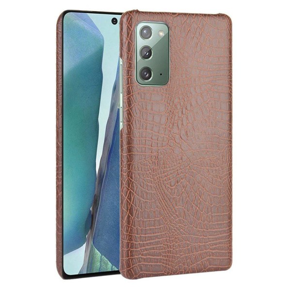 Croco case - Samsung Galaxy Note 20 - Brown Brown
