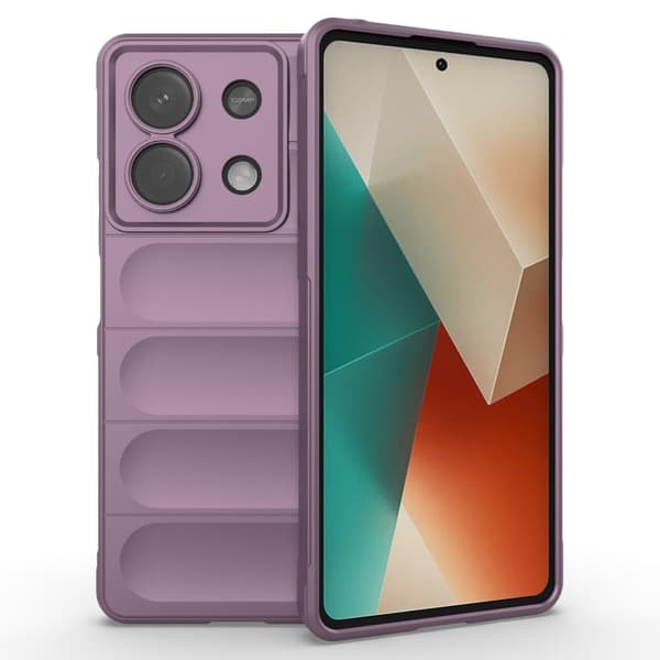 Deksel med mykt grep for Xiaomi Redmi Note 13 5G  - Lyselilla Purple