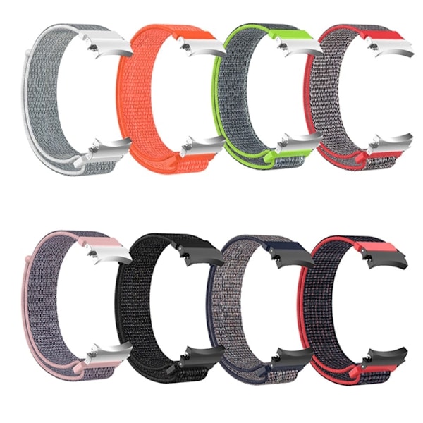 Samsung Galaxy Watch 5 (44mm) / (40mm) / 4 (44mm) / (40mm) nylon urrem - Sort Black