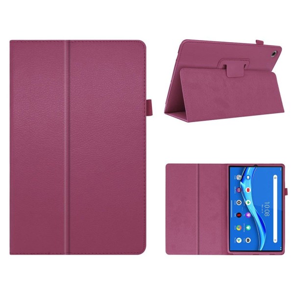 Lenovo Tab M10 HD Gen 2 litchi texture leather case - Purple Purple