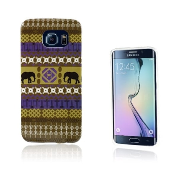 Westergaard Samsung Galaxy S6 Edge Skal - Färgade Tribal Elefanter multifärg