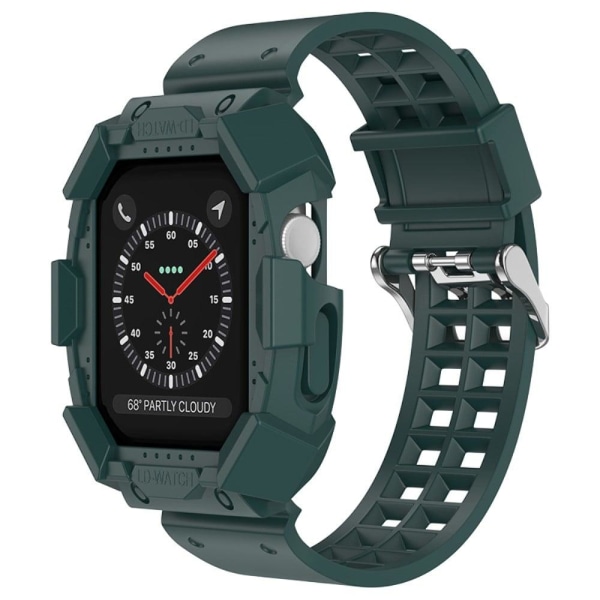 Apple Watch (45mm) cool watch strap with cover - Army Green Green