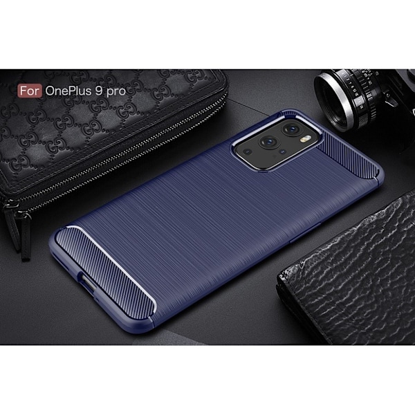 Carbon Flex OnePlus 9 Pro skal - Blå Blå