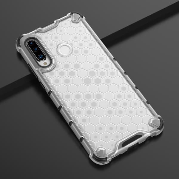Bofink Honeycomb Huawei P30 Lite skal - Vit Vit