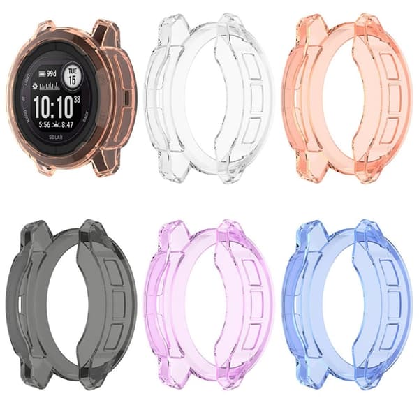 Garmin Instinct 2 gjennomsiktig deksel - Svart Black