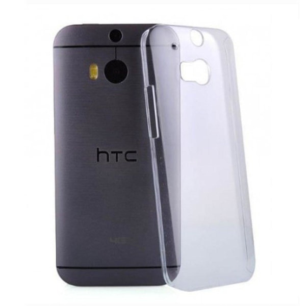HTC One M7 Transparent Plast Cover (Blødt) Transparent