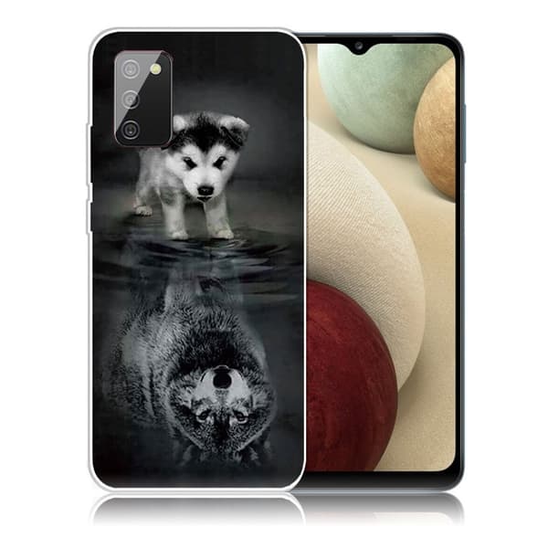 Deco Samsung Galaxy A02s kotelot - Koira Ja Susi Black