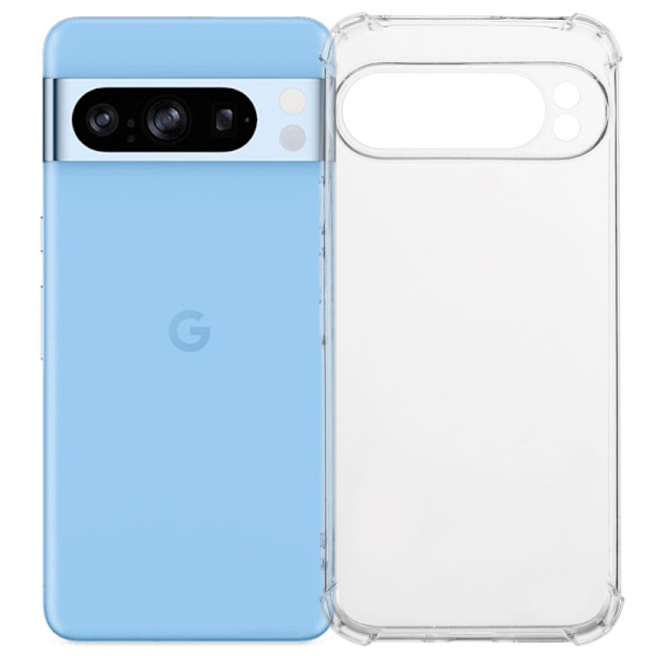Lux-Case Airbag-deksel for Google Pixel 9 Pro XL Transparent