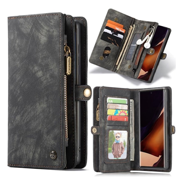 CaseMe Samsung Galaxy Note 20 Ultra Pung med Lynlås - Sort Black