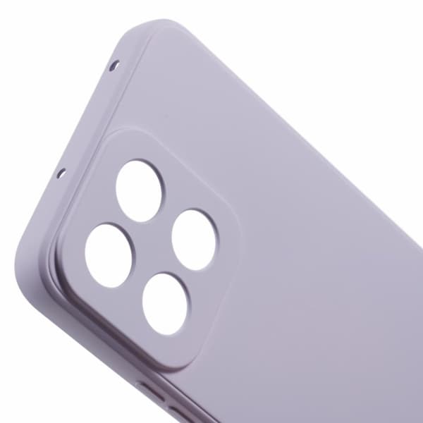 Mikrofiberfôret deksel i mykt gummi for Honor Play 60 Plus - Lilla Purple