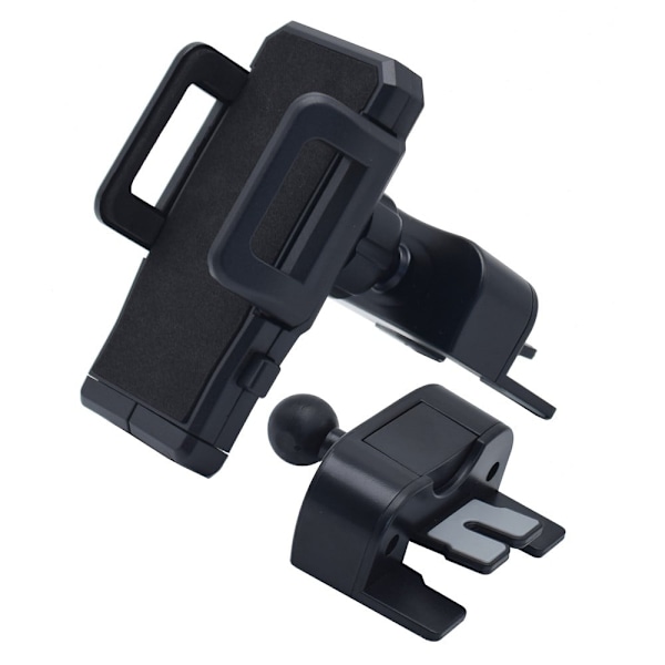 Universal drejelig CD-port til biltelefonholder Black