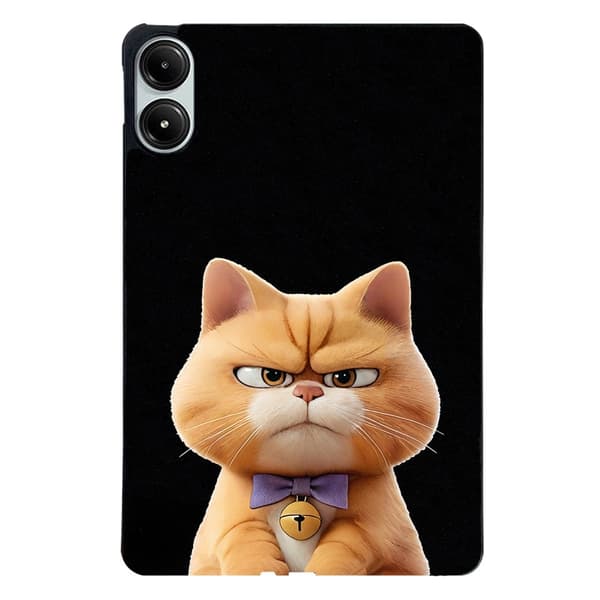 Flexible Case Xiaomi Redmi Pad Pro 5G / Pad Pro / Poco Pad 4G Pattern Printing Slim Tablet Protective Cover - Garfield Cat Brown