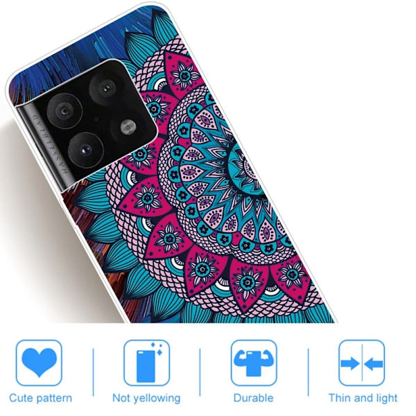 Deco OnePlus 10 Pro Suojakotelo - Mandala Flower Multicolor