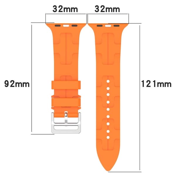 Apple Watch Series 49mm - 45mm - 44mm - 42mm Universal flexibelt klockarmband - Grön Grön